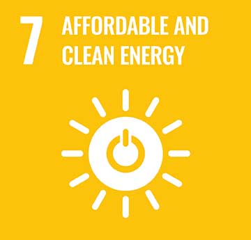UN Development Goal - Affordable and Clean Energy icon 