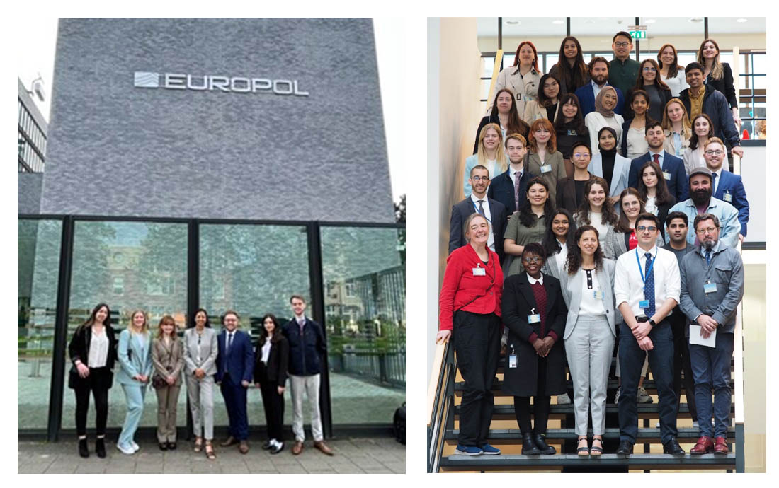 students at Europol and attendees at the event