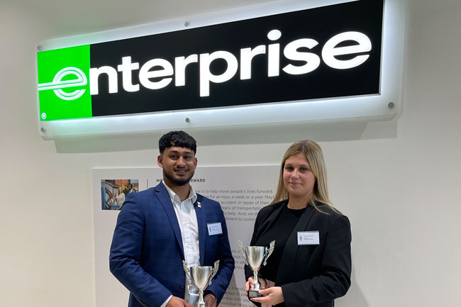 Securing Top 7 Intern of the Year Honor at Enterprise Rent-a-Car