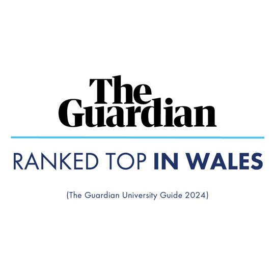 Ranked Top In Wales (Guardian University Guide 2024) 