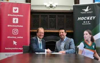 Vice-Chancellor, Paul Boyle and Chief Executive, Paul Whapham signing the new partnership