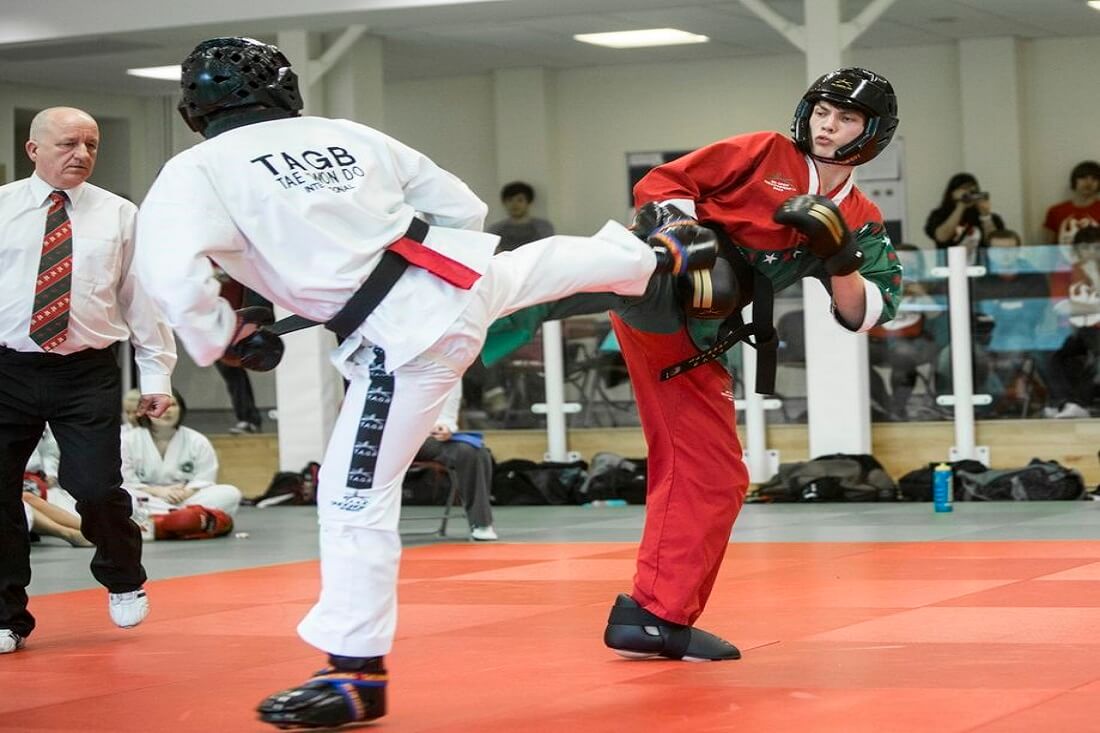 Tae Kwon Do sparring 