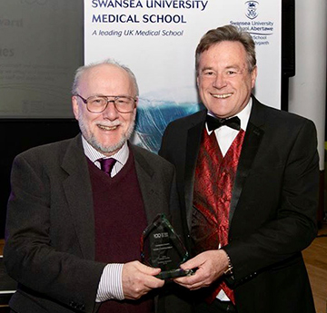 Hugh Accepting the Medical School University Centenary Award