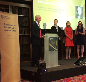 David Owens giving a speech