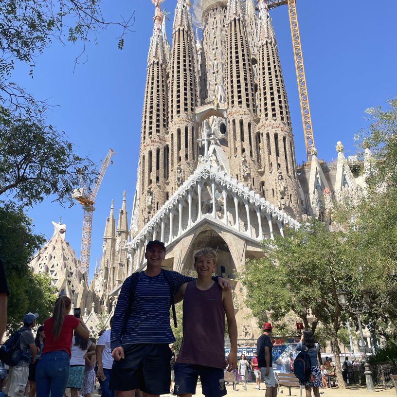 Bryn & Friend in Barcelona