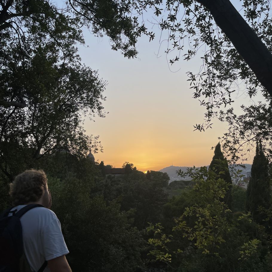 Sunset in Barcelona 