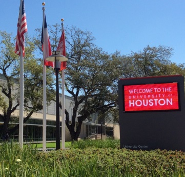University of Houston flags