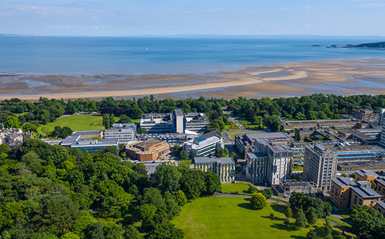 Singleton Park Campus at Swansea University