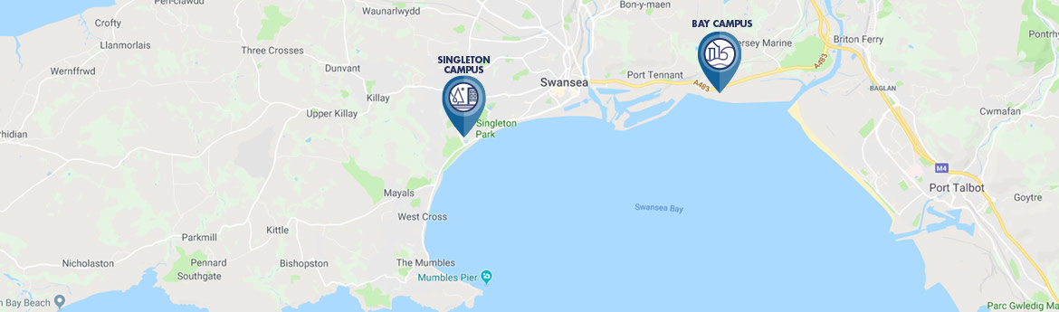 swansea bay map