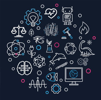 The Science festival graphic