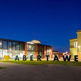 Abertawe sign on bay campus